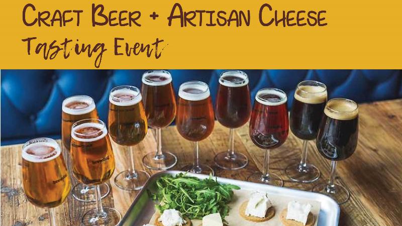 SOLD OUT -Craft Beer & Artisan Cheese Tasting - Seating 2
