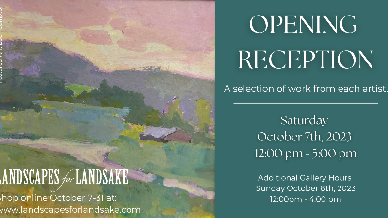 Landscapes for Landsake Art Sale & Exhibition
