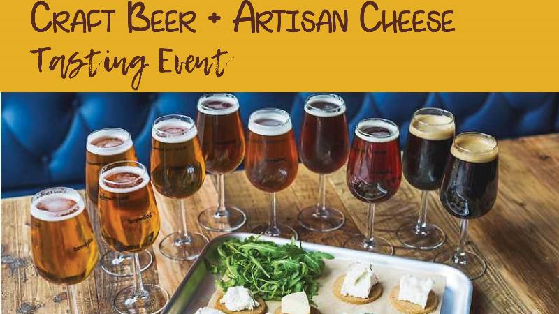 Craft Beer & Artisan Cheese Tasting - Seating 1