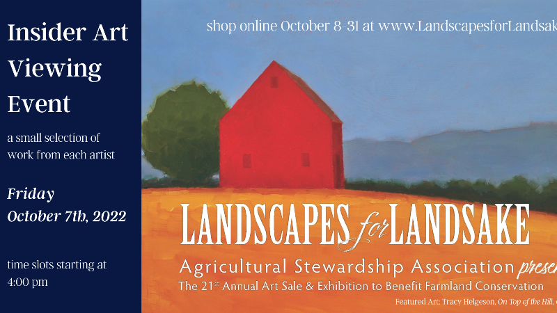Landscapes for Landsake ~ Insider Art Viewing Event *Invite Only*